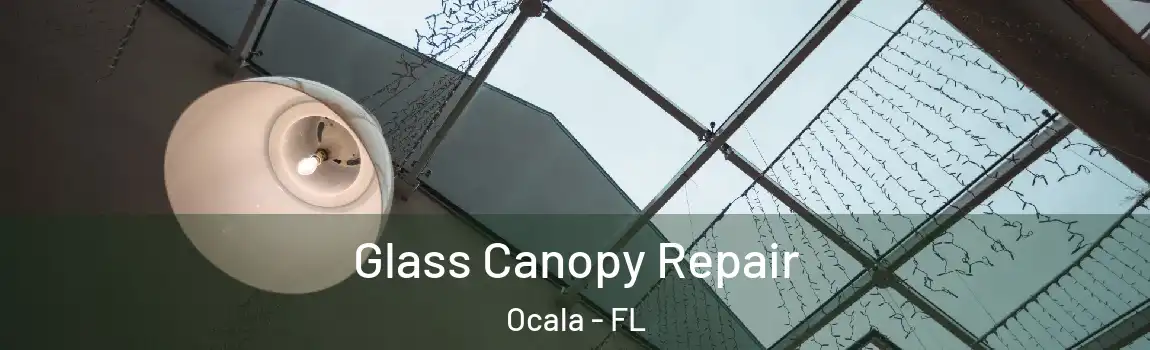 Glass Canopy Repair Ocala - FL